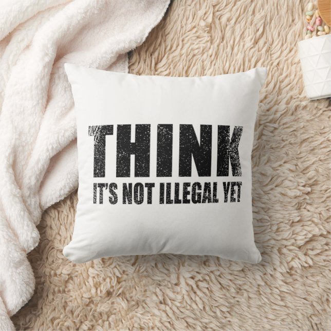 Funny sarcastic slogan adult humour sarcasm cushion (Blanket)