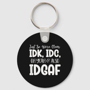 Funny Sarcastic Speak The Truth Offensive Quote Key Ring