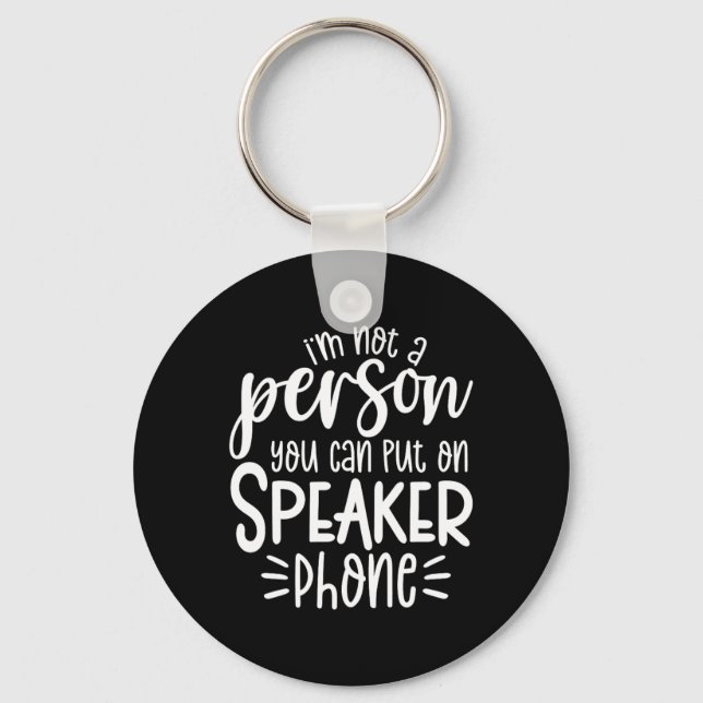 Funny Sarcastic Speak The Truth Offensive Quote Key Ring (Front)