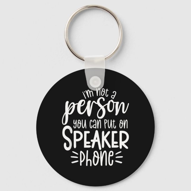 Funny Sarcastic Speak The Truth Offensive Quote Key Ring (Front)