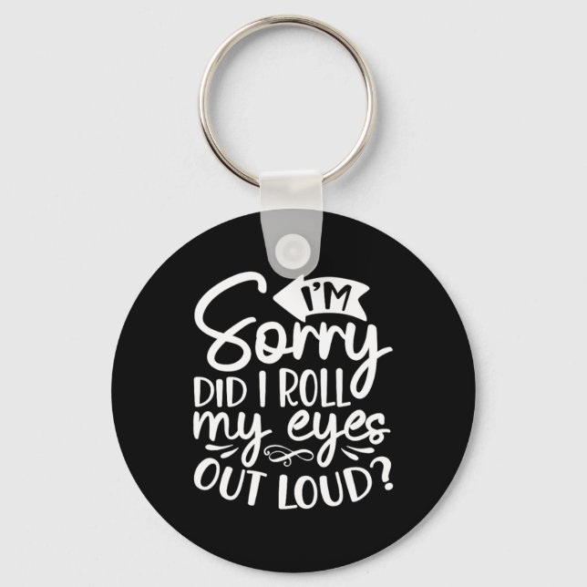Funny Sarcastic Speak The Truth Offensive Quote Key Ring (Front)
