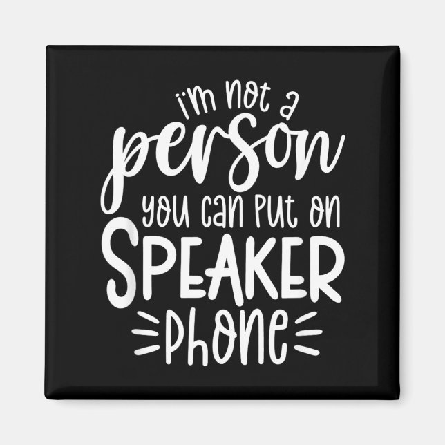 Funny Sarcastic Speak The Truth Offensive Quote Magnet (Front)