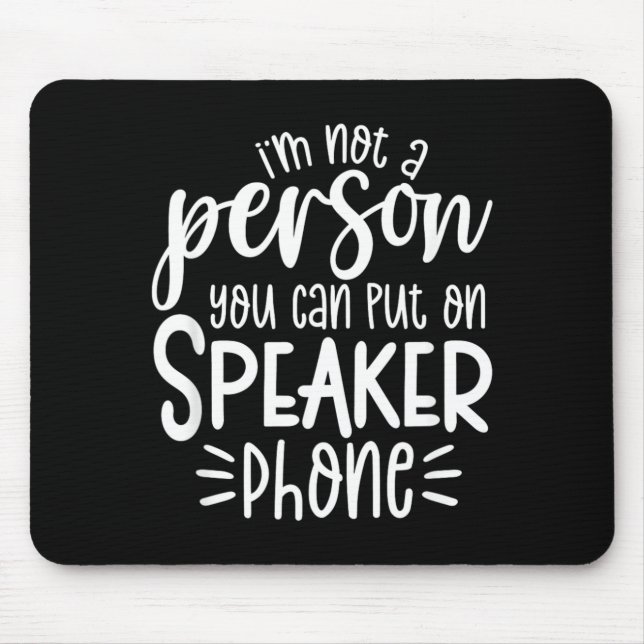 Funny Sarcastic Speak The Truth Offensive Quote Mouse Mat (Front)