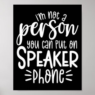 Funny Sarcastic Speak The Truth Offensive Quote Poster