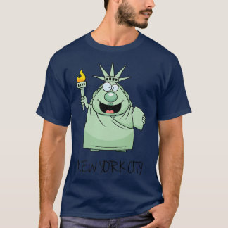 Funny Sarcastic USA New York Statue Of Liberty Car T-Shirt