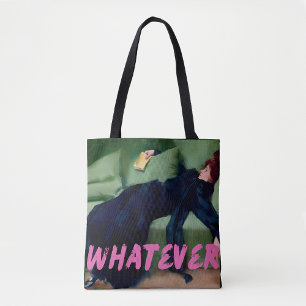 Funny Sarcastic Vintage Altered Art Tote Bag