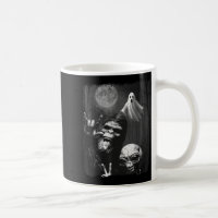Funny Sasquatch &amp; Alien Rock On Hand Sign Ghos