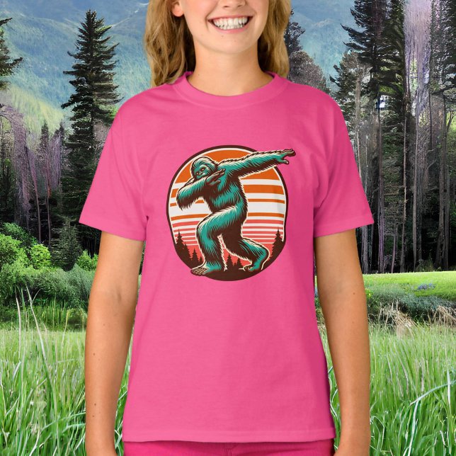 Funny Sasquatch Bigfoot Dabbing Personalised T-Shirt (Creator Uploaded)