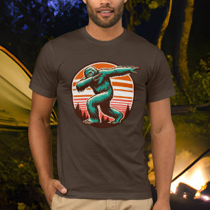 Funny Sasquatch Bigfoot Dabbing Personalised T-Shirt