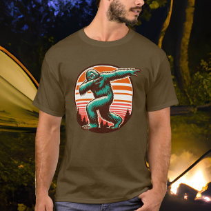 Funny Sasquatch Bigfoot Dabbing Personalised T-Shirt
