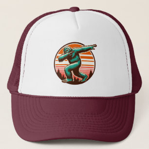 Funny Sasquatch Bigfoot Dabbing Personalised Trucker Hat