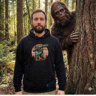Funny Sasquatch Bigfoot Dabbing Personalized Hoodie
