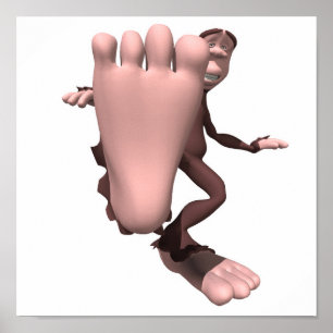 funny sasquatch bigfoot poster