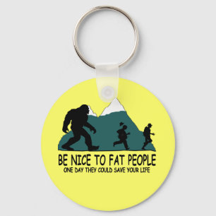 Funny Sasquatch Key Ring