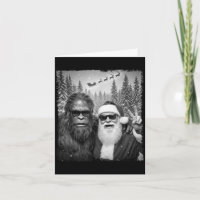 Funny Sasquatch Meme Cool Selfie With Santa Christ
