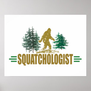 Funny Sasquatch, Sasquatchin Poster