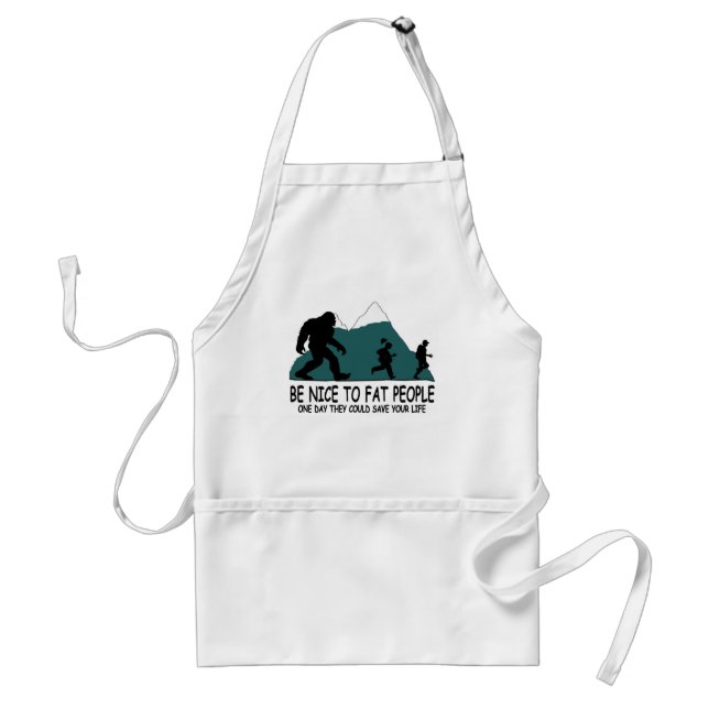 Funny Sasquatch Standard Apron (Front)