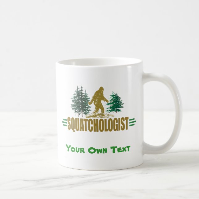 Funny Sasquatching, Sasquatch Hunter's Coffee Mug (Right)