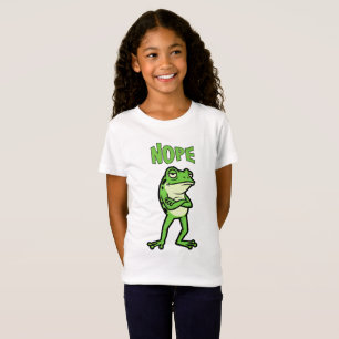 Funny Sassy Frog Nope, Grumpy Toads Cartoon Illus T-Shirt
