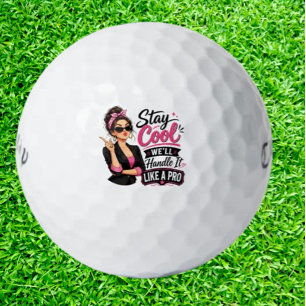 Funny Sassy Motivational Quote Golf Balls