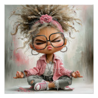 Funny Sassy Yoga Art