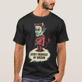 Funny Satan Jokes Religious Jesus Christian Believ T-Shirt
