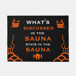 Funny Sauna Accessory Doormat