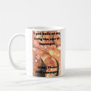 Funny Sausages Coffee Mug