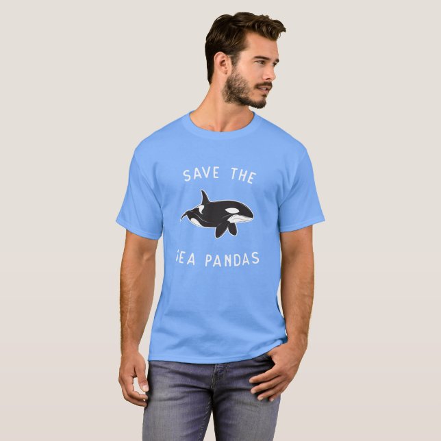 Funny Save The Whales T-Shirt (Front Full)