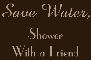 Save Water Shower With A Friend Gifts Gift Ideas Zazzle Uk