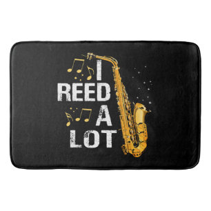 Funny Saxophone Bath Mat