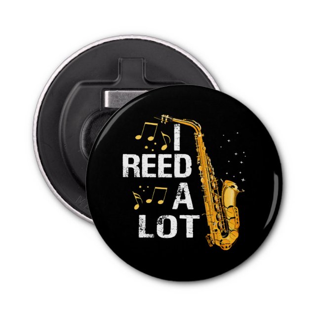 Funny Saxophone Bottle Opener (Front)