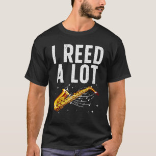 Funny Saxophone Design For Men Women Tenor Saxopho T-Shirt