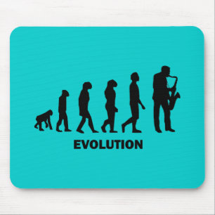 funny saxophone player mouse mat