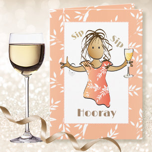 Funny Saying 60th Birthday Female Cartoon Ethnic Card