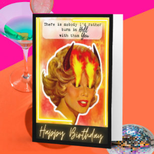 Funny Saying Birthday Card Woman Best Friend Sassy