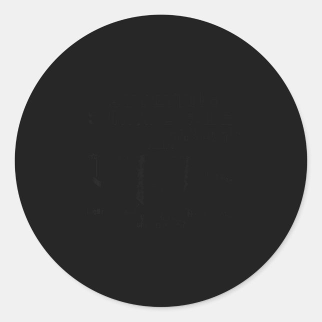 Funny Saying Cat Owner Petting Guide Cat Lover Gif Classic Round Sticker (Front)