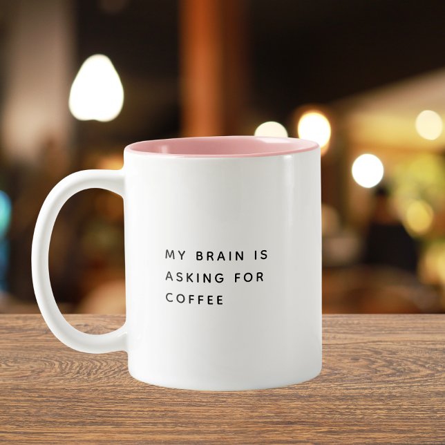 Funny Saying Coworker Elegant Simple  Two-Tone Coffee Mug (Creator Uploaded)