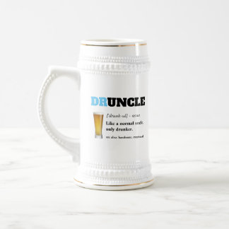 Funny Saying - Druncle Funny Uncle Beer Stein