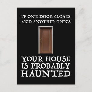 Funny Saying Ghost Hunter Postcard