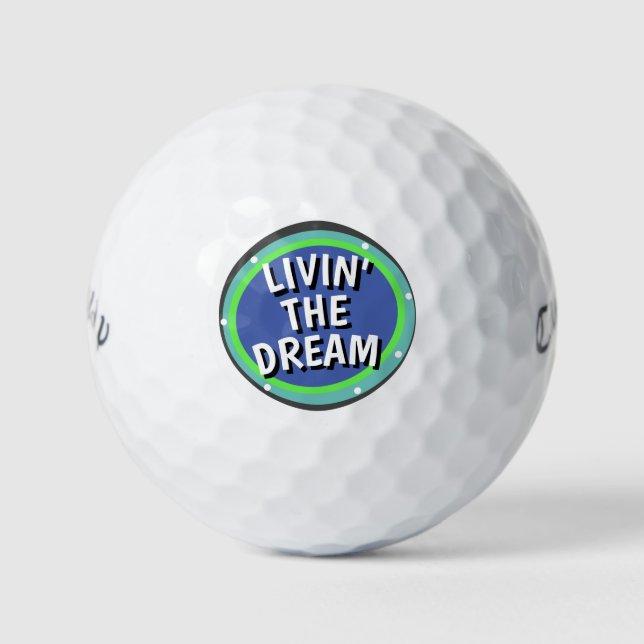 Funny Saying Golf Ball (Front)