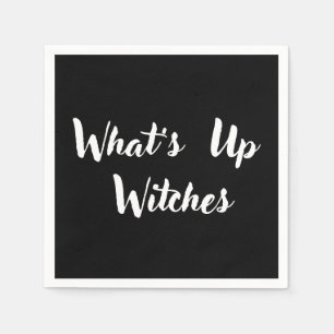 Funny Saying Halloween Napkin