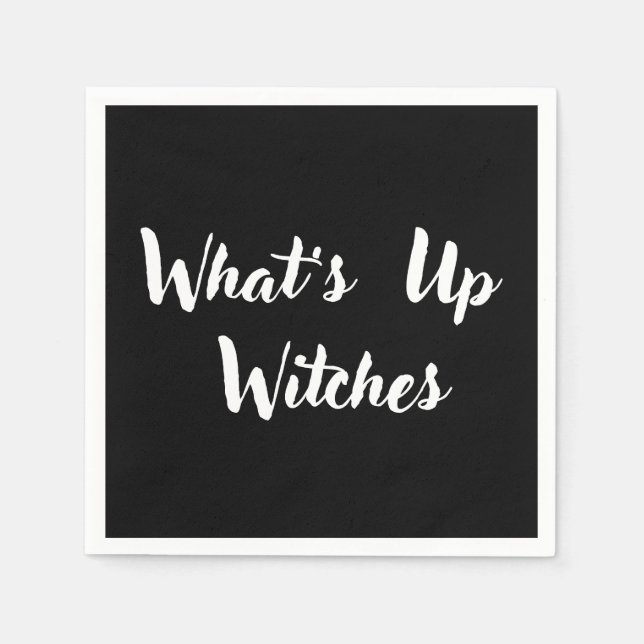 Funny Saying Halloween Napkin (Front)