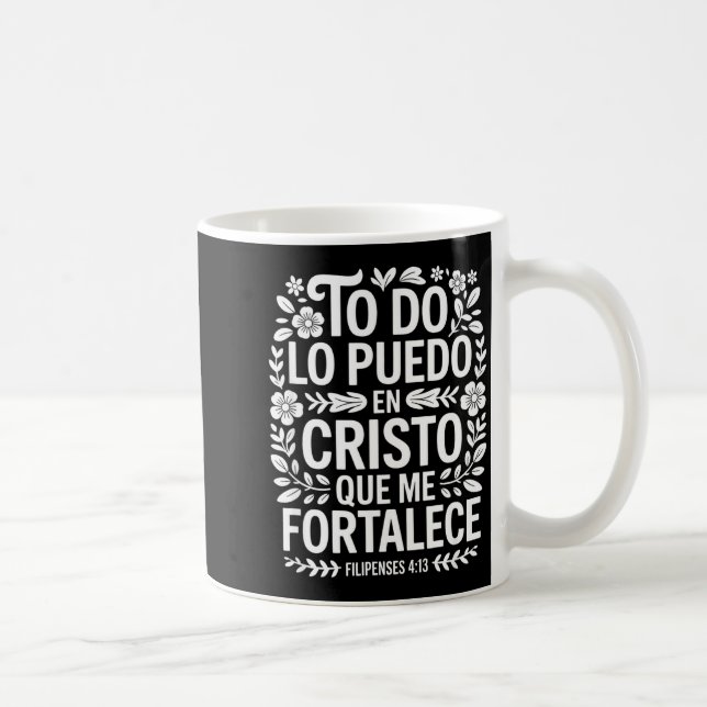 Funny saying i can do all things through christ Fu Coffee Mug (Right)