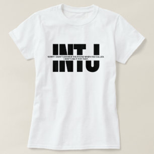 Funny Saying INTJ humour Minimalist INTJ Mind T-Shirt