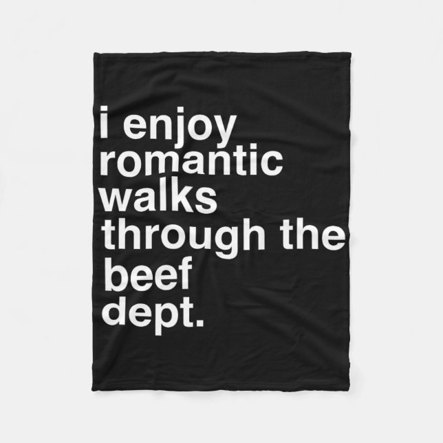 Funny Saying Meat Bacon Beef Grilling Bbq Lover Gi Fleece Blanket (Front)