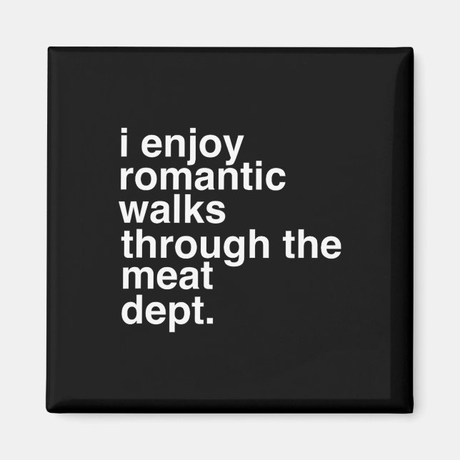 Funny Saying Meat Bacon Beef Grilling Bbq Lover Gi Magnet (Front)