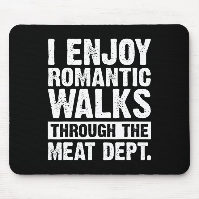 Funny Saying Meat Bacon Beef Grilling Bbq Lover  Mouse Mat (Front)