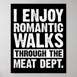 Funny Saying Meat Bacon Beef Grilling Bbq Lover Poster