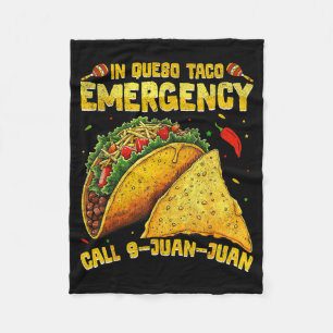 Funny saying meme cinco de mayo mexican taco fiest fleece blanket